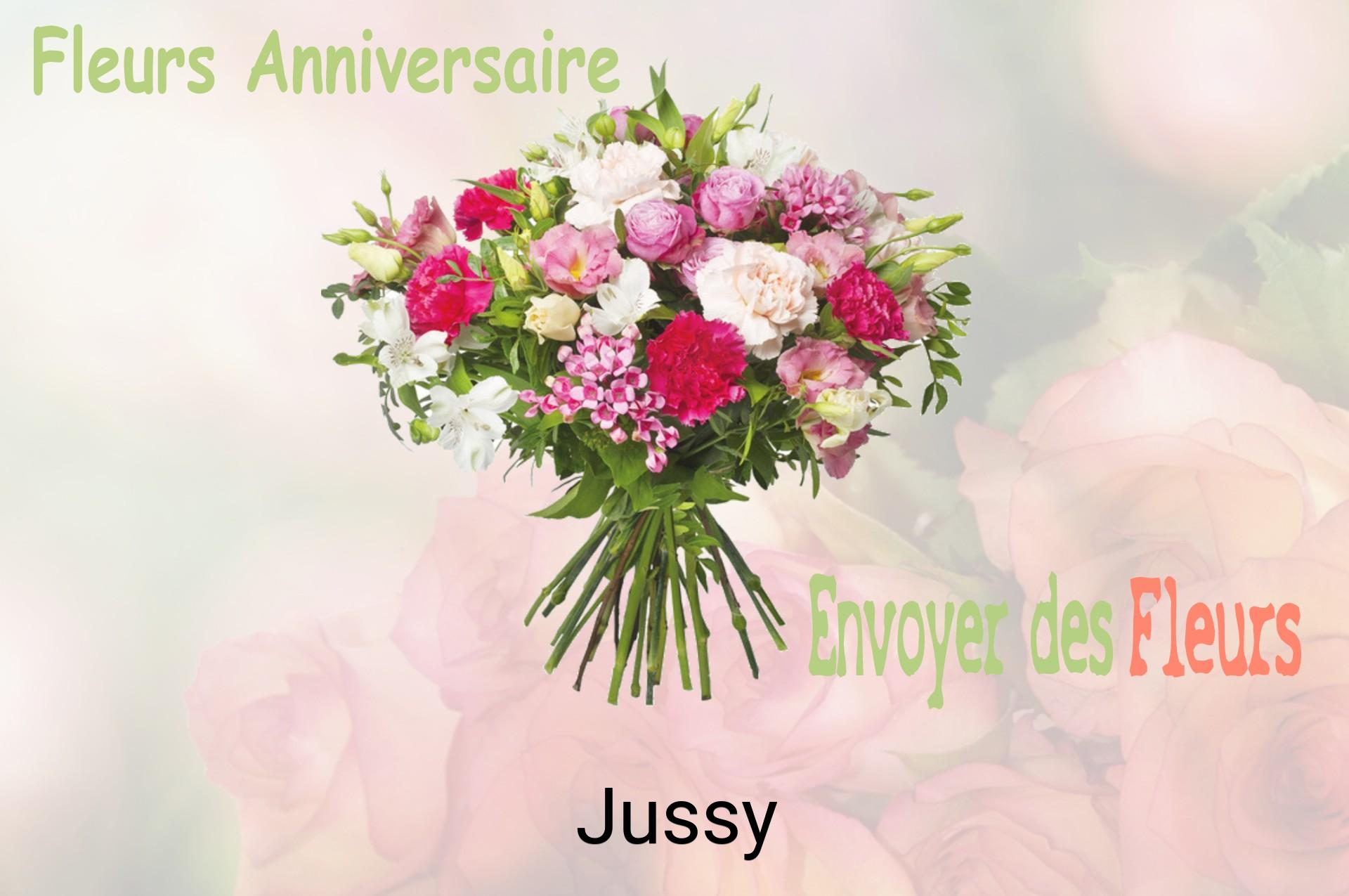 Bouquet de fleurs d’anniversaire livré à Jussy